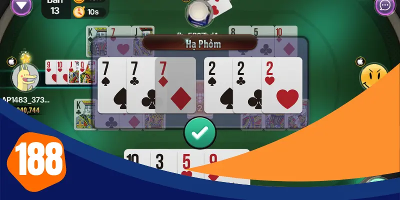 Luật chơi game Tá lả đơn giản, dễ hiệu tại 188bet